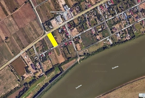 Teren intravilan 1084 mp, Unirea, la DN 3B, 2 ieșiri, 150 m de Borcea