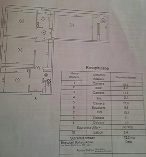 OCAZIE!Vand ap3 camere D,72 mp ,etajul6 10, Alexandru,aproape de Esplanada, Piata ,la 1650 euro mp
