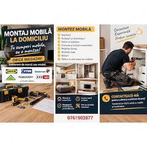 Montaj  montez mobilă la domiciliu - București