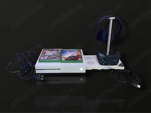 Pachet complet Xbox One S + Controller + Jocuri + Căști & Stand cu Răcire + Cont