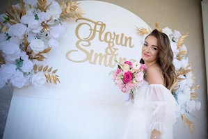  Rochie albă de cununie   