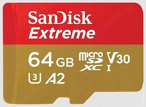 SanDisk Extreme 64GB microSD card 160Mbps NOU sigilat