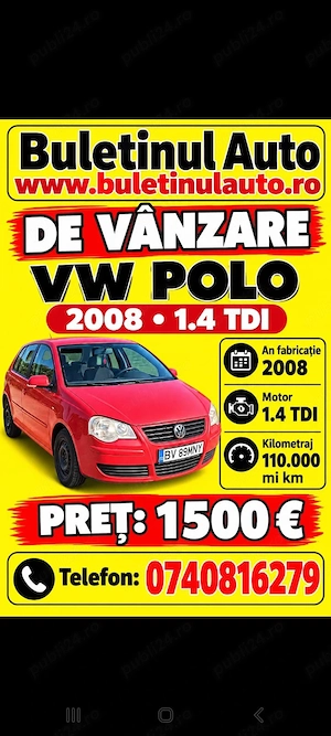 Volkswagen Polo 1.4 TDI - imagine 7