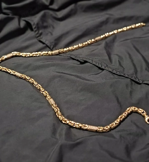 lant aur 14k 72.5gr 68cm model bizantin