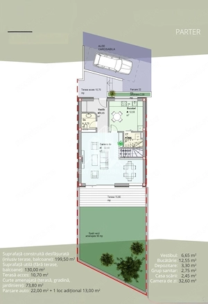 Casa 4 camere complex rezidential, 2 locuri de parcare , Palazu Mare - imagine 14