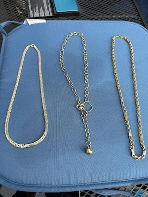 bijuteri aur 14k (585) 450 lei  gr