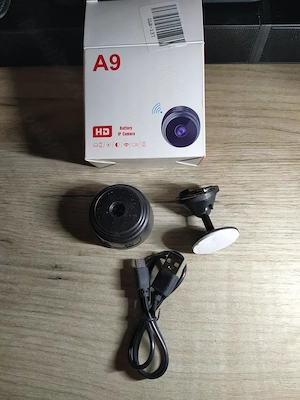 Mini Cameră A9 cu card,Wifi și încărcare USB
