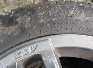 Set 4 Jante ATS R16 7J ET38 + Anvelope  iarnă 205/55 R16