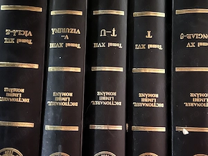 Dicționarul Academiei Române (colecția de 19 volume, lipsesc vol. 1, 2 și 9)