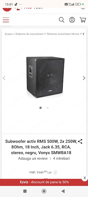 boxe pasive cu subwoofer activ