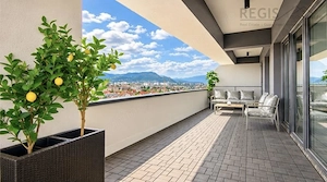 Penthouse Premium Coresi 109 mp, etaj 11 11, priveliste superba si parcare subterana