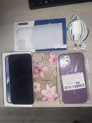 iPhone 14 Plus 128 GB Neverlocked - impecabil + încărcător + accesorii