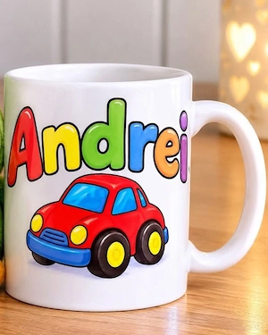 Cana personalizată cu nume+breloc gratuit 