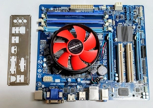 Kit Procesor Intel Quad Core i5-3570K, 3.40GHz + Placa de baza Gigabyte B75M-D3H, socket 1155 + 4GB 