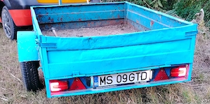 Remorca auto, atv, tractor etc din tablă - imagine 3