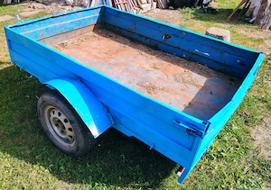 Remorca auto, atv, tractor etc din tablă - imagine 2