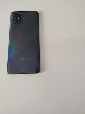 samsung a71 in stare buna cu fisura pe sticla