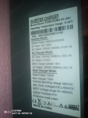 invertor hibrid 4,5kw,24 v