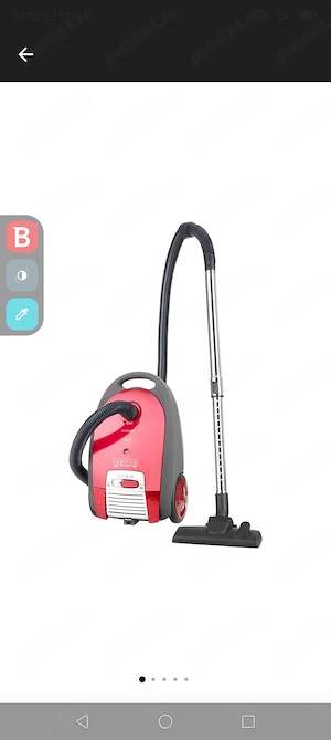 Aspiratorul cu sac Daewoo RC-700M, 5L.