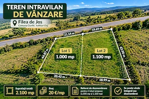 Teren intravilan Filea de Jos, comuna Ciurila, județul Cluj - imagine 3