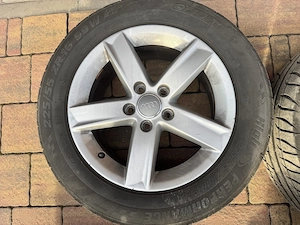 Jante de aluminiu Audi pe 16 cu tot cu cauciucuri de vara !!!!!! - imagine 5
