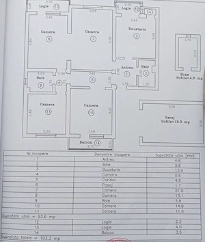 Apartament 4 camere decomandat | Zona Eneas, Timișoara | Garaj și boxă