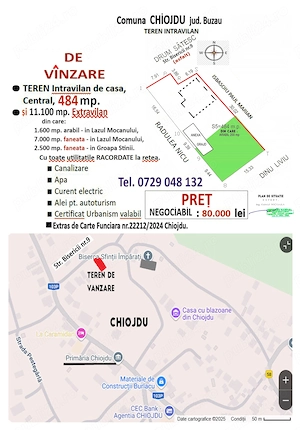 Teren intravilan pentru casa Chiojdu, Buzau - imagine 2