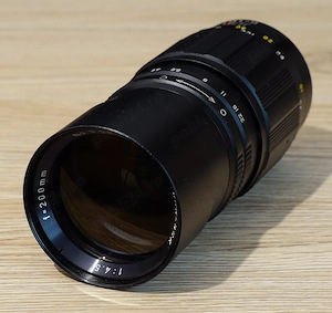 Obiectiv foto manual Kenlock 200mm F4.5 constructie complet metalica - montura filet T2 (M42x0.75)