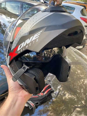 casca moto flip up - imagine 3