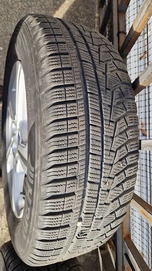 Set 4 Jante originale aliaj Ford Puma+cauciuc iarna Hankook 205/65 R16 - imagine 8