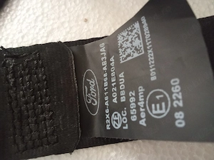 Centura siguranță Spate  Stanga FORD Fiesta VIi 2019+  34100206B IS34230836A R2X6-A611B68-AB3JA6.    - imagine 5