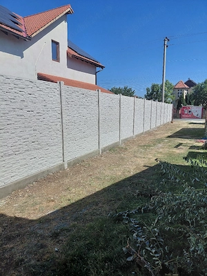 Montam si producem gard beton placi rapid si ieftin