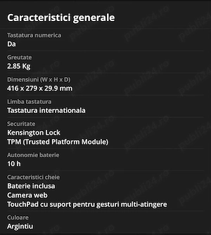 Laptop Pavilion 17 intel core i7
