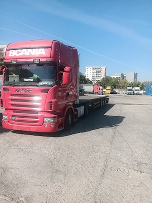 vand scania si semiremorca schmitz prelată si platforma  - imagine 3