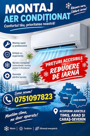 montaj si service aer cinditionat