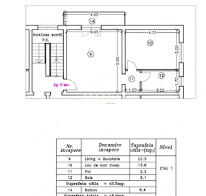 Apartament 2 camere | Etaj 1 | Calea Urseni - Giroc  - imagine 5