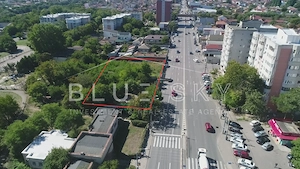  Teren 645 mp cu deschidere 32 m la Bd. I.C. Brătianu | Vizibilitate comercială