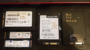 SSD 120 GB 128 240 256 GIGA  1 TB SATA 2,5" SSD 960GB PM883 Samsung 99-100% Health Excelent