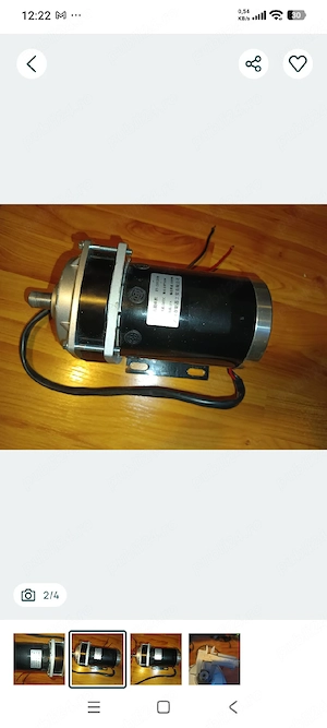 Motor dc 24V- 500w (27A)