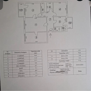 apartament 4 camere de vanzare tiglina 2 - imagine 1