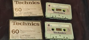   2 Casete audio de epocă Technics RT-60LN (tip Normal IEC1, 60 minute 