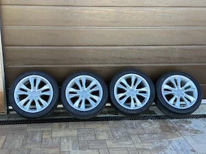 Jante originale Audi A3 cu anvelope 225/45/17 - imagine 4