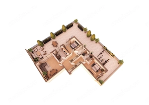 Apartament 3 camere tip penthouse - imagine 2