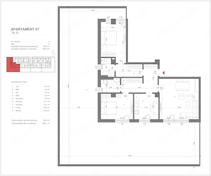 Apartament 3 camere tip penthouse - imagine 3