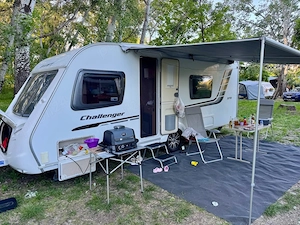 Rulotă Swift Challenger | 2010 | Mover | OFF-CAMPING | Duș separat