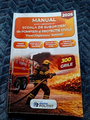 Manual de admitere la Scoala de Subofiteri de Pompieri
