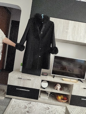 palton cu blană naturală 