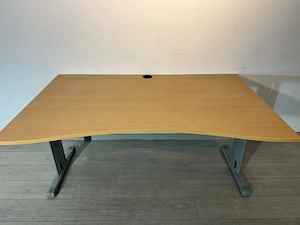 10 Buc. Birou 160x100 cm; Masă de Lucru Cadru Metalic; Mobilier Office Desk