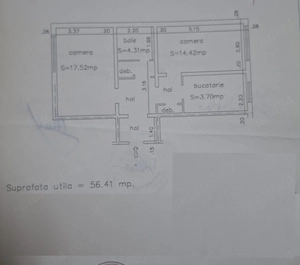 Vanzare apartament 2 camere Ploiesti zona Bulevardul Bucuresti - imagine 6