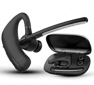 Cască Bluetooth Wireless cu Microfon Dual, Noise Cancelling și Carcasă, N20